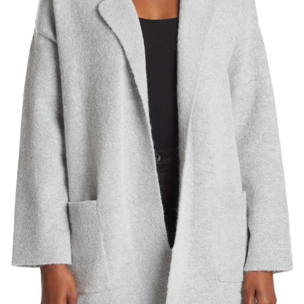 THREAD AND SUPPLY Cardi Coat Grey 2X